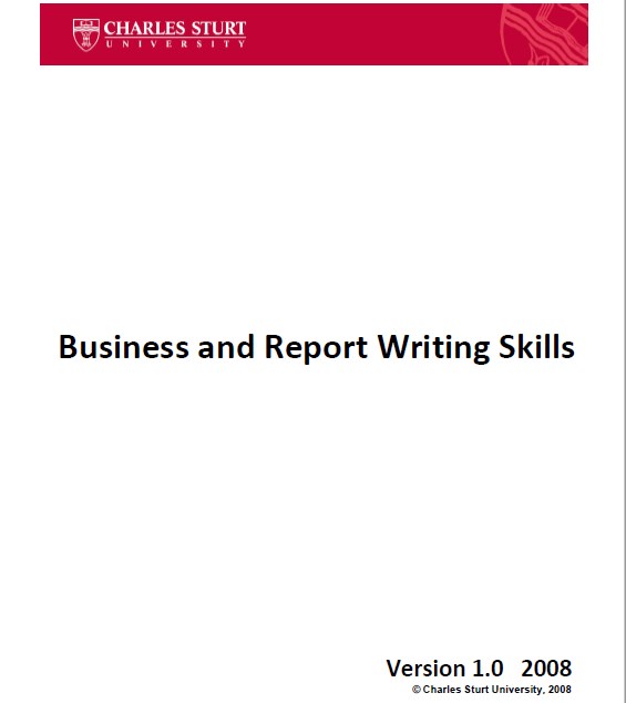 business and report writing skills
