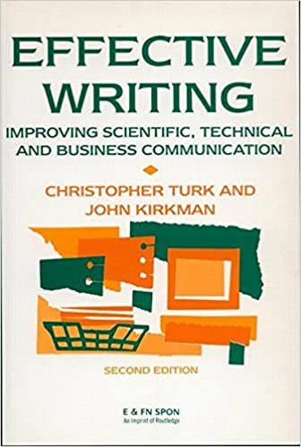 Read more about the article EFFECTIVE WRITING: Improving Scientific, Technical and Business Communication