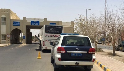 vehicles Travelling out of Oman