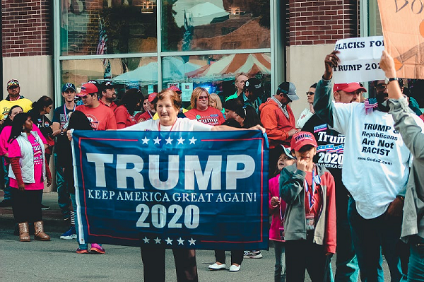 trump rally 2020 showing US Presidential Elections