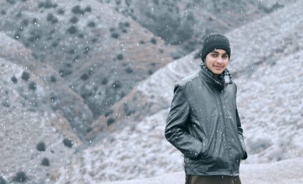 Muhammad Wajahat Asif Enjoying Snowfall