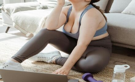 A girl exercising for health benefits and fitness