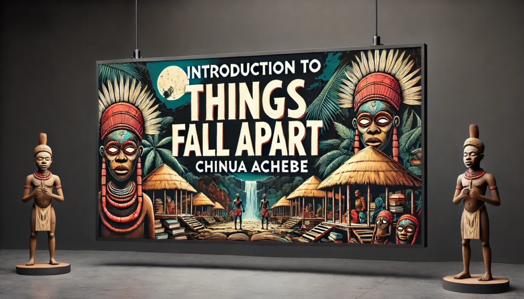Introduction to Things Fall Apart 1 Introduction to Things Fall Apart