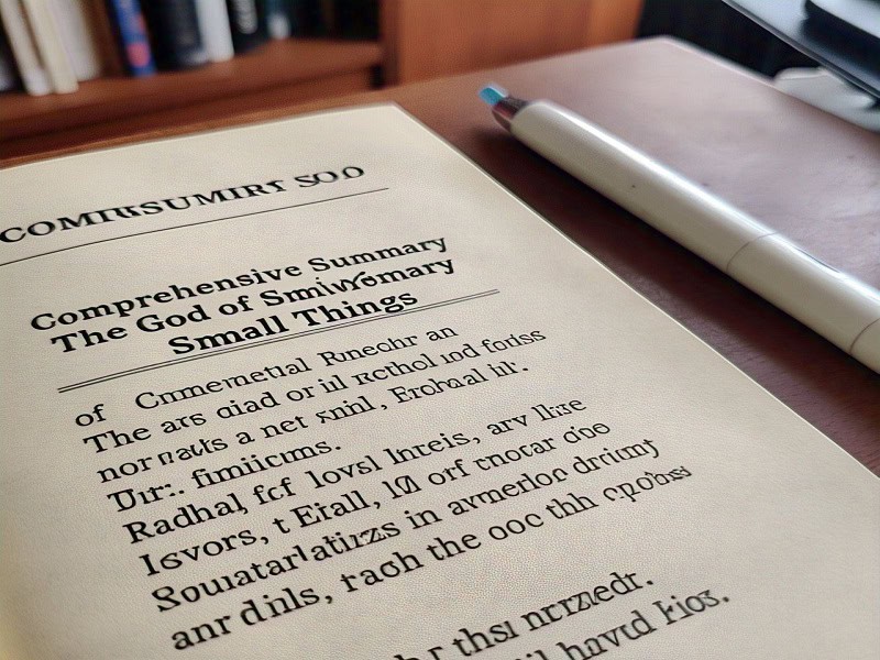 Read more about the article Comprehensive Summary of The God of Small Things